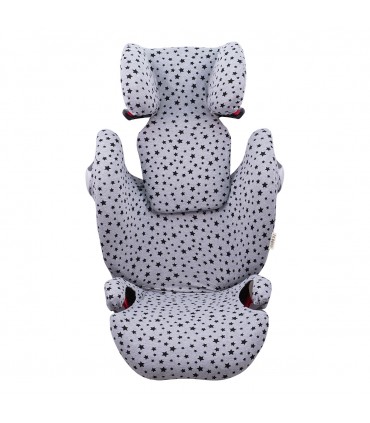 Funda para Cybex Solution M-S-Fix - Vista 3/4 desplegada Black Star