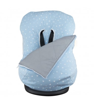 Vista frontal abierto Blue Sparkles