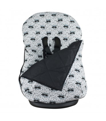 Vista frontal abierto Racoon Town