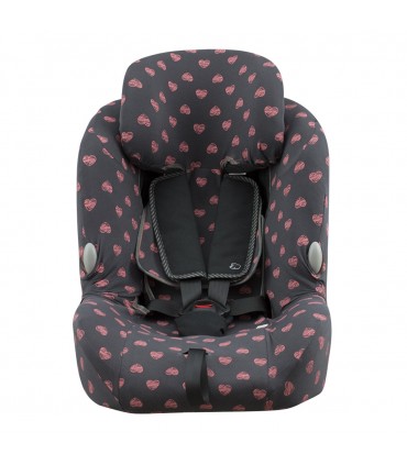 Bebe Confort Milofix - Frontal desplegada Fluor Heart
