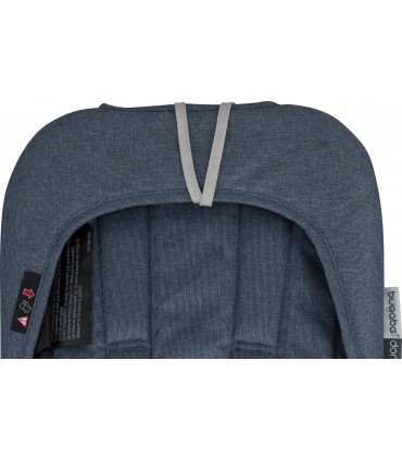 cochecito gemelar - Vista trasera Stone grey