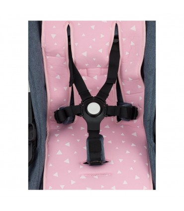 cochecito gemelar - Ojal para correas de seguridad Pink sparkles