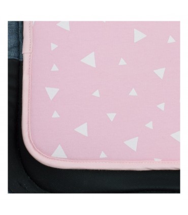 cochecito gemelar - Detalle estampado Pink sparkles
