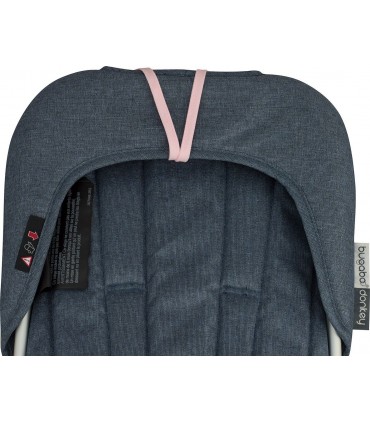 cochecito gemelar - Vista trasera Pink sparkles