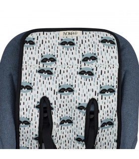 cochecito gemelar - Detalle ojal racoon town 