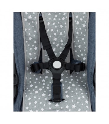 cochecito gemelar - Ojal para correas de seguridad White star 