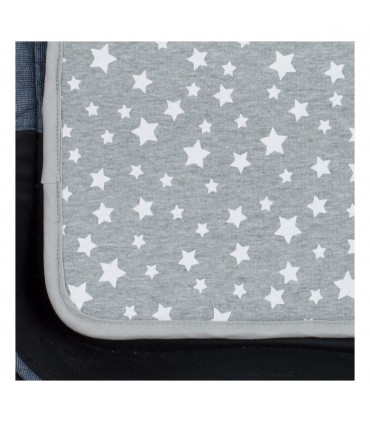 cochecito gemelar - Detalle estampado White star 
