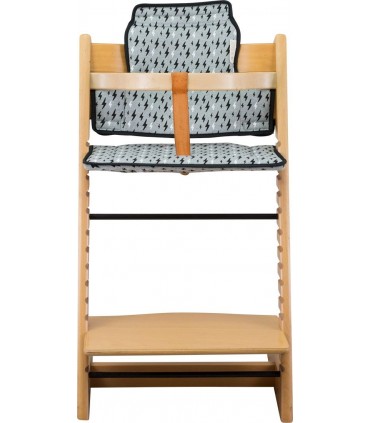 Stokke Tripp trapp - Vista frontal Black Rayo