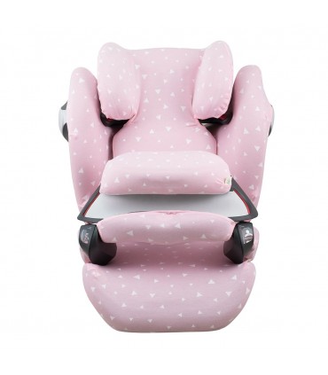 Cybex Pallas M-Fix y S-Fix - Vista frontal Pink Sparkles