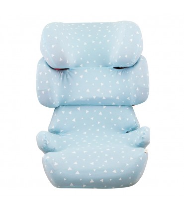 Cybex Solution X - Vista frontal Blue Sparkles