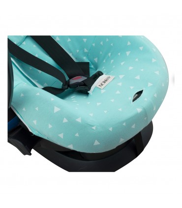 besafe izi sleep - Vista 3/4 inferior Mint Sparkles
