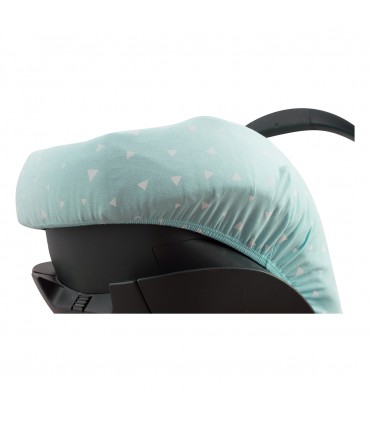 besafe izi sleep - Vista 3/4 superior Mint Sparkles