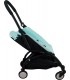 Babyzen Yoyo - Vista lateral reclinado Mint Sparkles