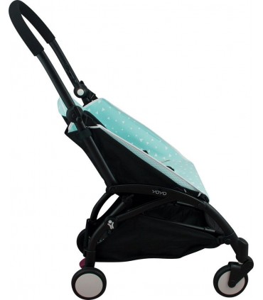 Babyzen Yoyo - Vista lateral Mint Sparkles