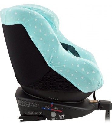 Joie Spin 360 y Nuna Rebl - Vista lateral Mint Sparkles