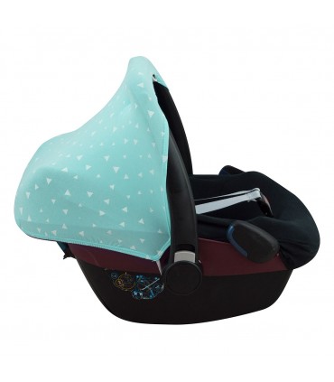Maxi cosi Pebble y Bebe confort - Vista lateral Mint Sparkles