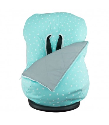 Vista frontal abierto Mint Sparkles