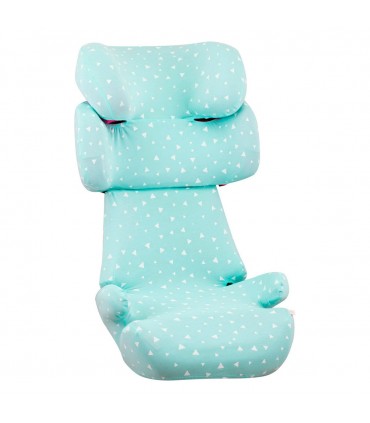 Cybex Solution X - Vista 3/4 desplegada Mint Sparkles