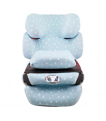 Cybex Pallas Fix - Vista frontal Blue Sparkles