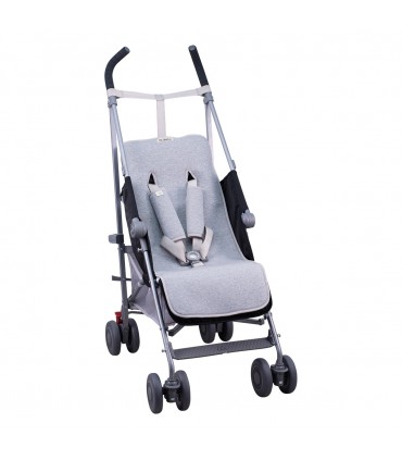 Colchoneta silla paseo - Vista 3/4 Stone Grey