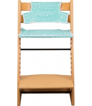 Stokke Tripp trapp - Vista frontal sin retenedor Mint Sparkles