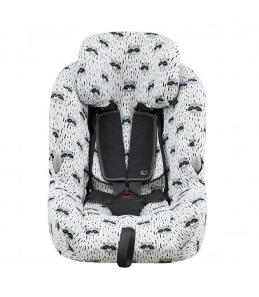 Bebe Confort Milofix - Frontal desplegada Racoon Town