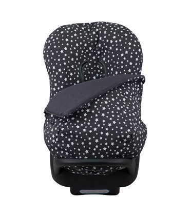 Vista frontal abierto Winter Sky