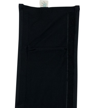 Funda protectora cubre asa gemelar - Detalle velcro Black series