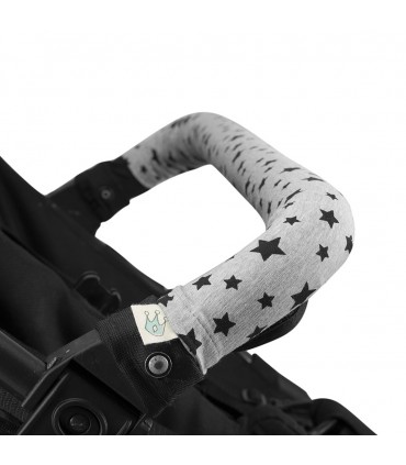 Funda protectora cubre asa gemelar - Vista lateral Black star