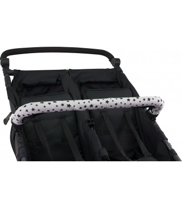 Funda protectora cubre asa gemelar - Vista 3/4 Black star