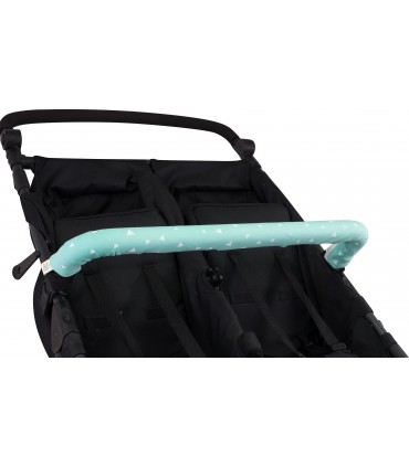 Funda protectora cubre asa gemelar - Vista 3/4 Mint sparkles