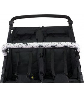 A capa protetora cobre a alça - vista frontal da cidade de Racoon