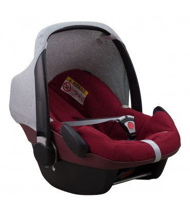 Maxi cosi Pebble y Bebe confort - Vista 3/4 Stone Grey