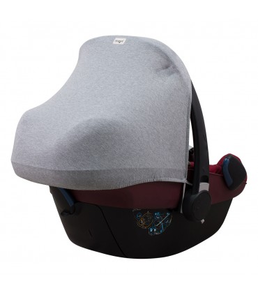 Maxi cosi Pebble y Bebe confort - Vista 3/4 trasera Stone Grey