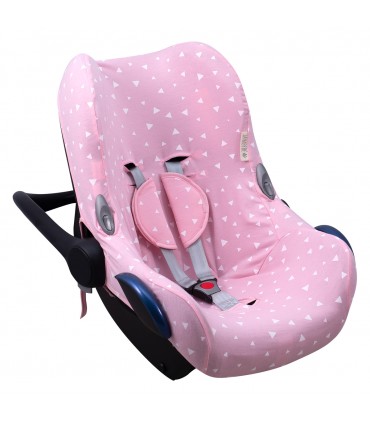 Maxi cosi Cabriofix, City mini e Inglesina - Vista 3/4 Pink Sparkles