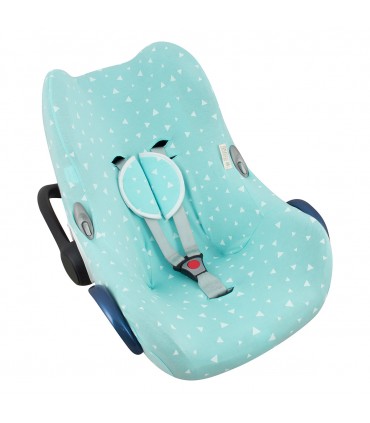 Maxi cosi Cabriofix, City mini e Inglesina - Vista 3/4 Mint Sparkles
