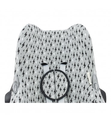 Maxi cosi Cabriofix, City mini e Inglesina - Detalle ojal Black Rayo