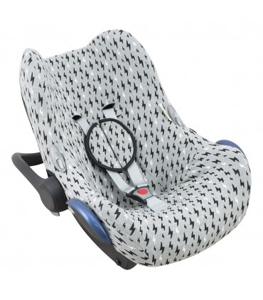 Maxi cosi Cabriofix, City mini e Inglesina - Vista 3/4 Black Rayo